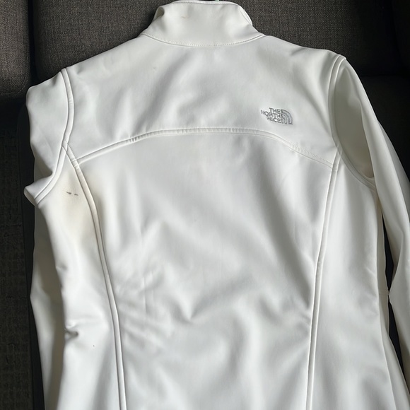 White The North Face insulated fleece lined jacket size M - Picture 8 of 8